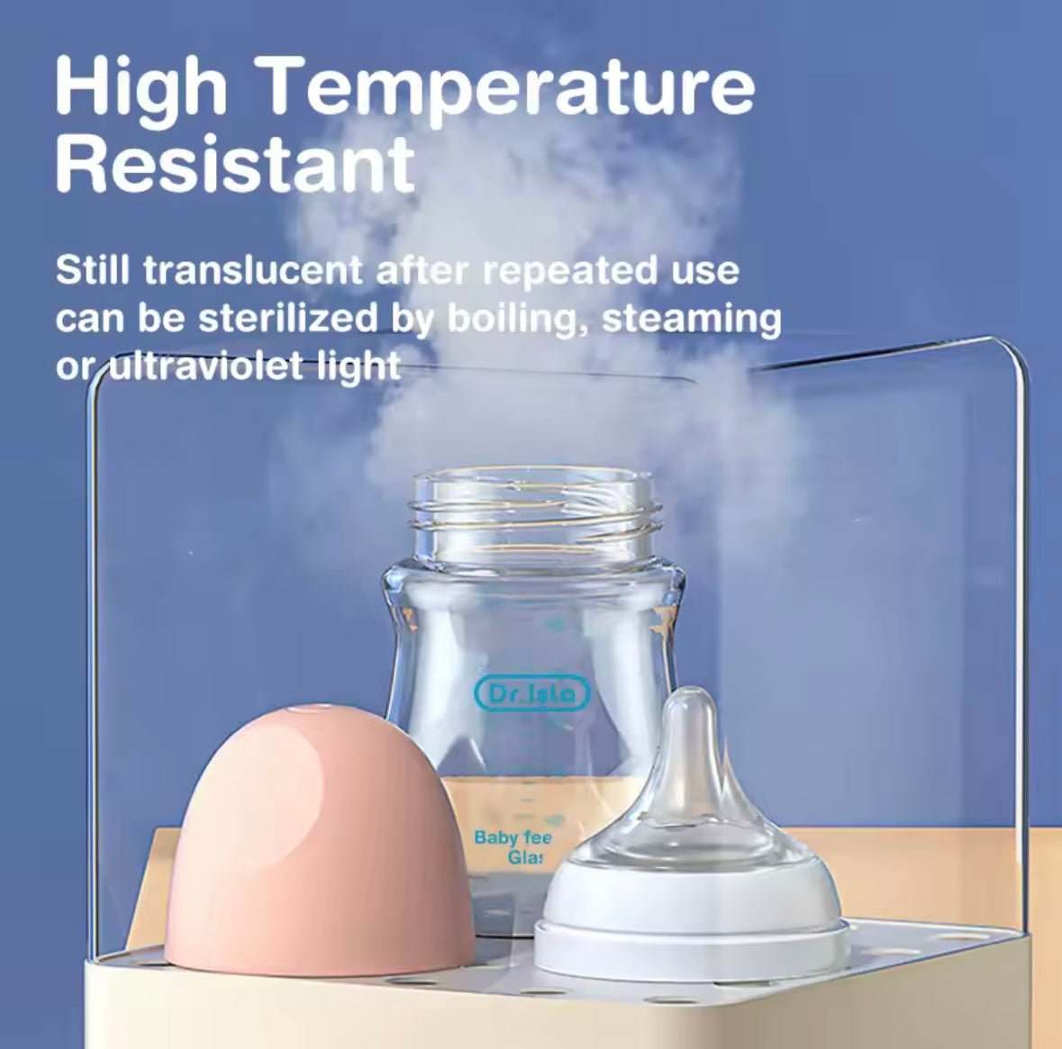 biberon resistant chaleur