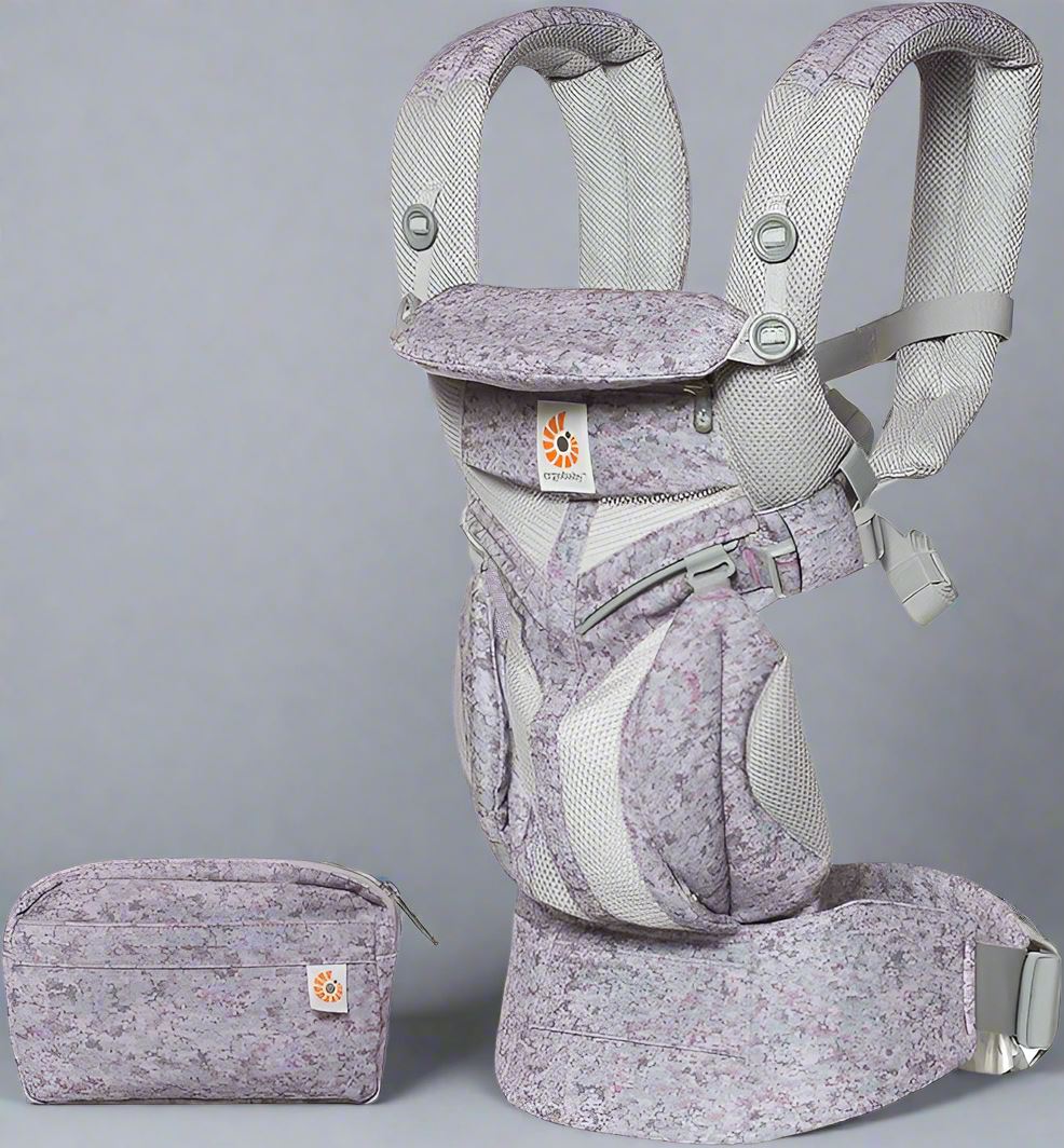 Porte Bébé - BreathBabyBag™ - Mauve Lavande - Accessoires de sorties pour bébés