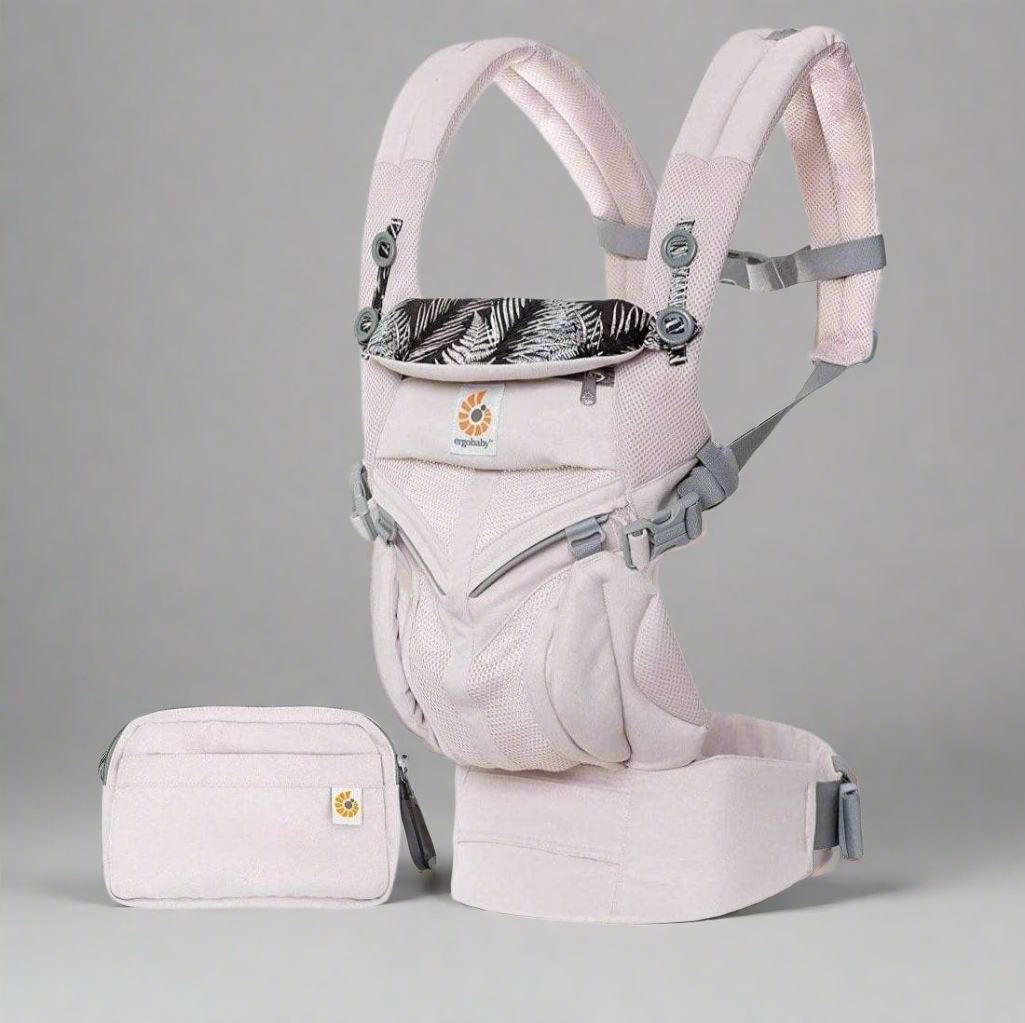Porte Bébé - BreathBabyBag™ - Rose Maille - Accessoires de sorties pour bébés