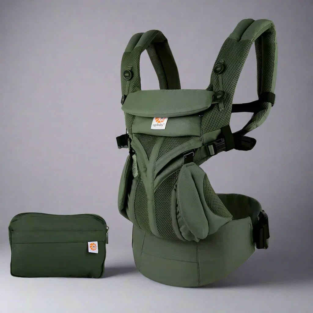 Porte Bébé - BreathBabyBag™ - Vert Olive - Accessoires de sorties pour bébés