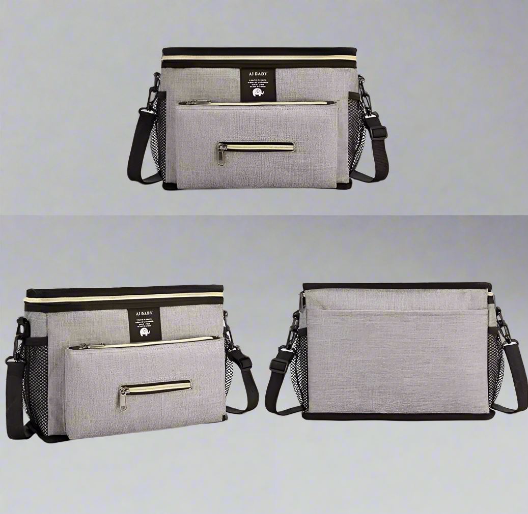 Sac à Langer - BabyTravel™ - Gris - Accessoires de sorties pour bébés