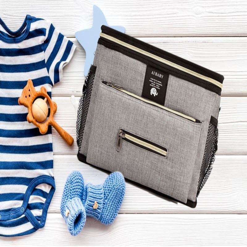 Sac à Langer - BabyTravel™ - Gris - Accessoires de sorties pour bébés