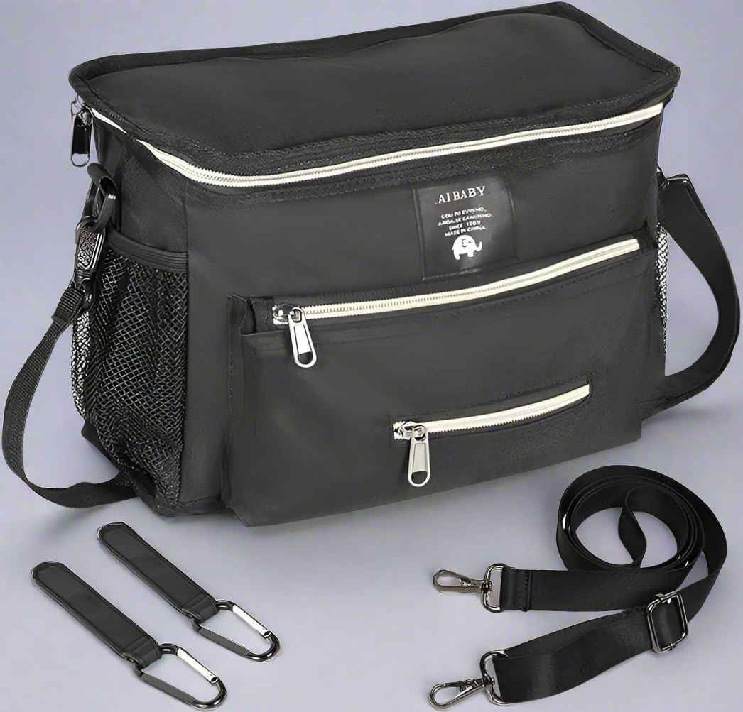 Sac à Langer - BabyTravel™ - Noir - Accessoires de sorties pour bébés