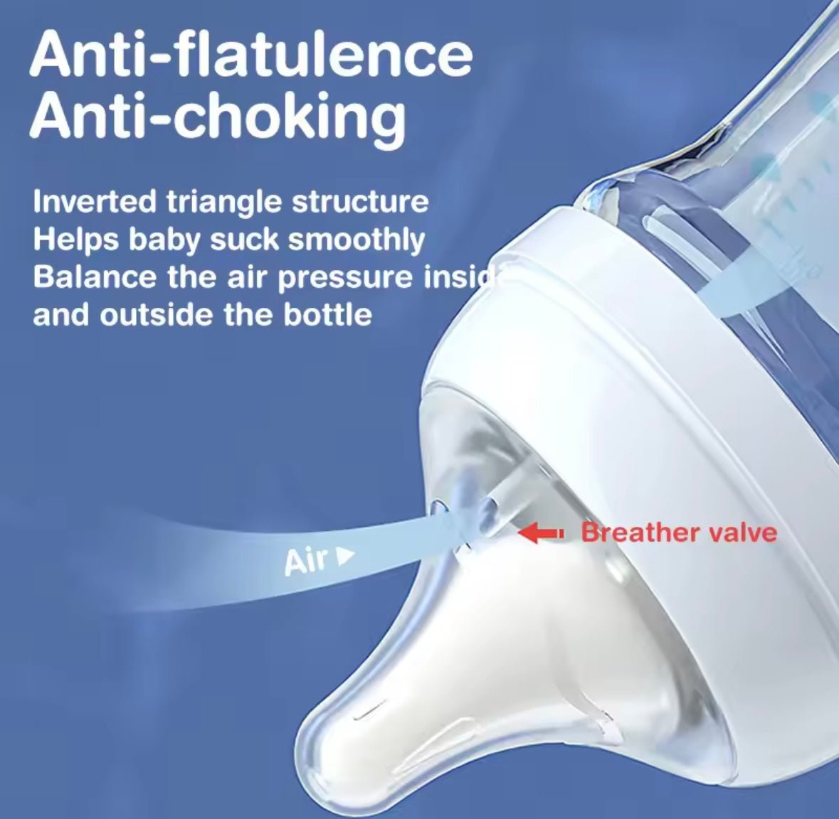 biberon anti flatulence