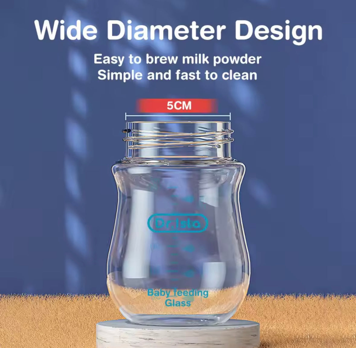 biberon diamettre ouverture 5CM