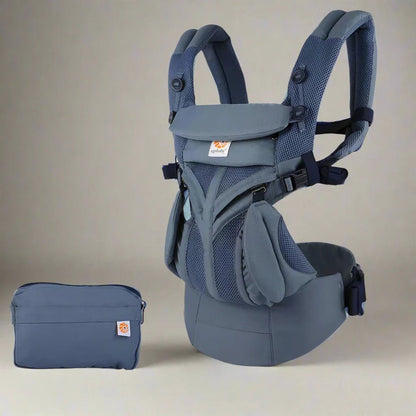 Porte Bébé - BreathBabyBag™ - Bleu Marine - Accessoires de sorties pour bébés