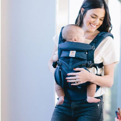 Porte Bébé - BreathBabyBag™ - Bleu Marine - Accessoires de sorties pour bébés
