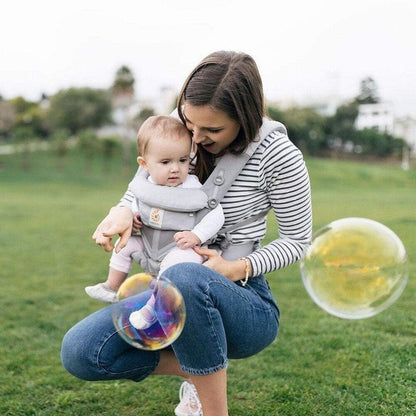 Porte Bébé - BreathBabyBag™ - Gris - Accessoires de sorties pour bébés