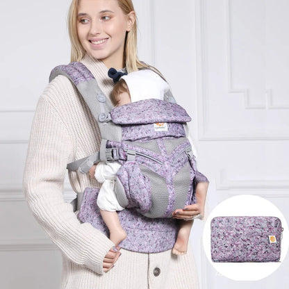 Porte Bébé - BreathBabyBag™ - Mauve Lavande - Accessoires de sorties pour bébés