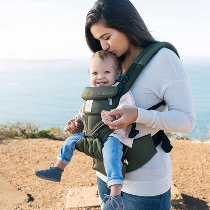 Porte Bébé - BreathBabyBag™ - Vert Olive - Accessoires de sorties pour bébés